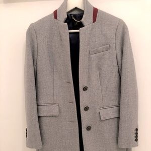 J. Crew Regent Wool Coat (Grey)